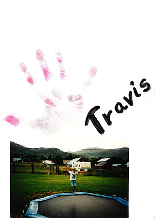 Handprint Gma Karen took to hosp for Mom May 1996