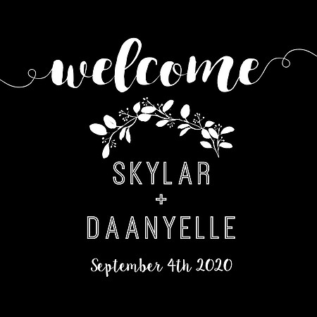 welcome sign 23x23
